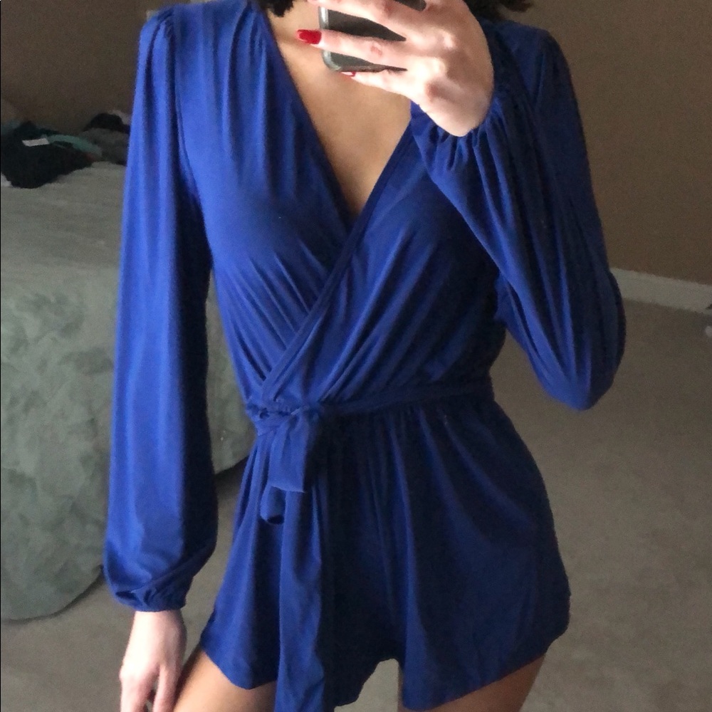 Do It With Ease Tie Waist Romper fashion nova